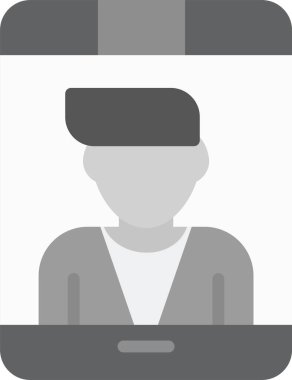 vr simgesi, basit illüstrasyon