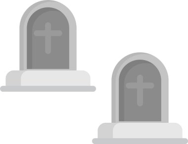 Mezarlık mezarlığı simgesi