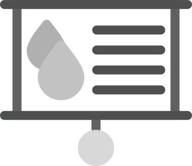 Su damlası. Basit resimleme