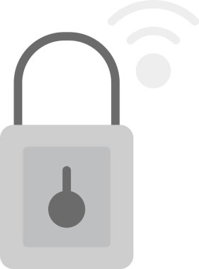 kilit vektör resimleme tasarımı