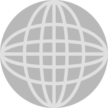 Küre simgesi. Web Tasarım