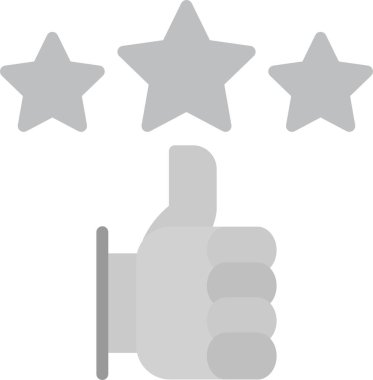 derecelendirme simgesi vektör illüstrasyonu