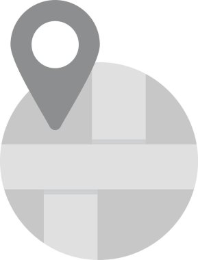 Harita işaretleyici simgesi, vektör illüstrasyonu