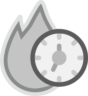 Alarm! Web simgesi basit illüstrasyon