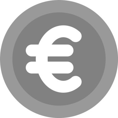 Euro sikke vektör simgesi