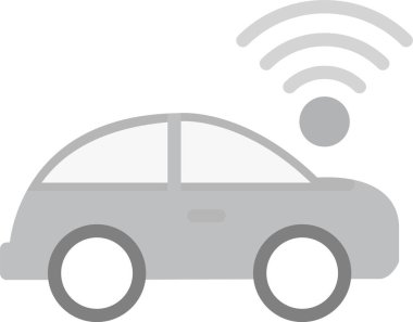 otomobil paylaşım simgesi ana hat biçiminde