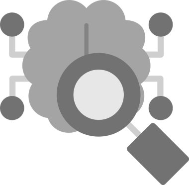 Bulut. Web simgesi basit illüstrasyon