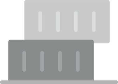 Bina inşaat simgesi düz biçimli