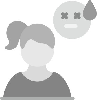 Konuşma balonu vektörü olan kadın