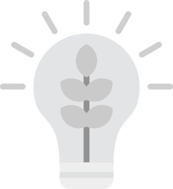 Ampul ampul simgesi düz biçimli