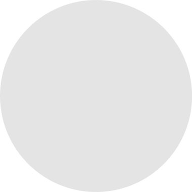 Gri arkaplanda vektör dairesi simgesi