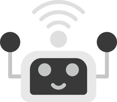 Wifi simgesi, vektör illüstrasyonu