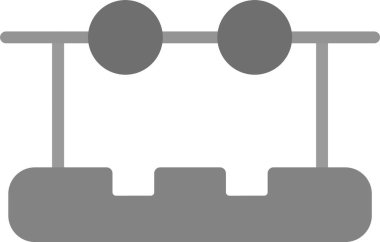 Vinç kancası simgesi ana hat biçiminde