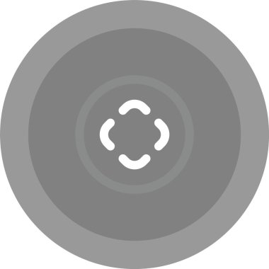 Bir kamera simgesinin vektör illüstrasyonu