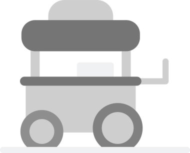 - Araba. Web simgesi basit illüstrasyon