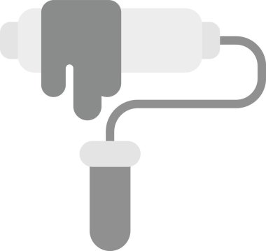 elektrik kurutma simgesi, basit vektör illüstrasyonu