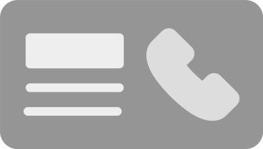 Telefon ikonu, vektör illüstrasyonu. düz tasarım biçimi