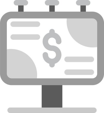 Dolar. Web simgesi basit illüstrasyon