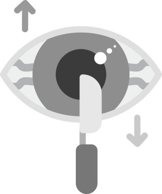 Göz simgesi vektör illüstrasyonu