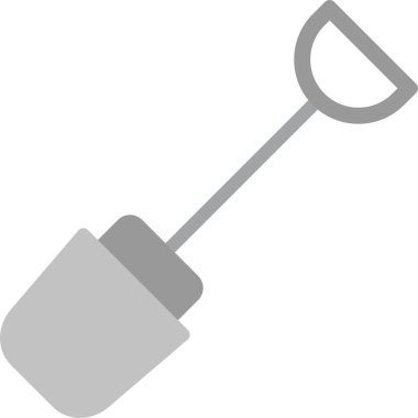 Bahçe küreme ikonu ana hatlarıyla