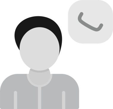 Müşteri Destek kutsal kişilerin resmi, vektör çizim