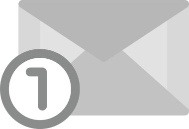 posta zarfı vektör simgesi