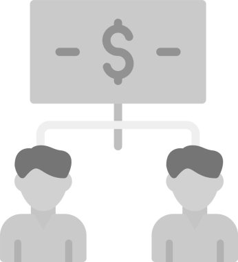 Özkaynak Kitle Finansmanı Simgesi, vektör illüstrasyonu basit tasarım