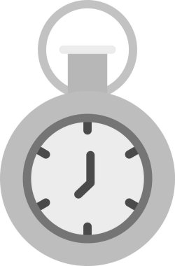 Kronometre simgesi, vektör illüstrasyonu basit tasarım