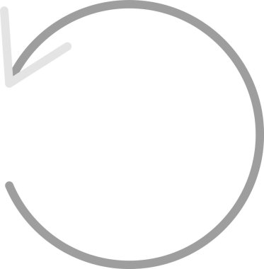 Simgeyi tazele, vektör illüstrasyonu basit tasarım