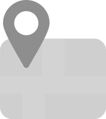 konum simgesi, vektör illüstrasyonu basit tasarım