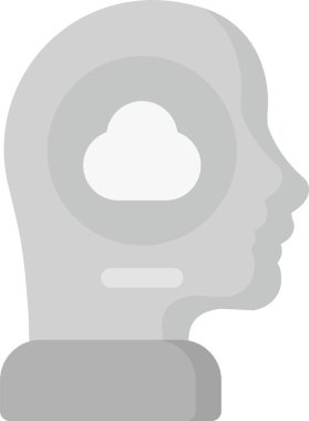 yaratıcı fikir simgesi, vektör illüstrasyonu basit tasarım