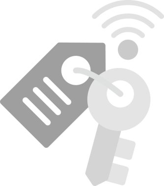 Akıllı Anahtar Simgesi, vektör illüstrasyonu basit tasarım