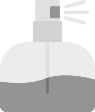 Parfüm simgesi, vektör illüstrasyonu basit tasarım