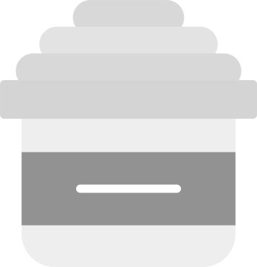 Krem Simgesi, vektör illüstrasyonu basit tasarım