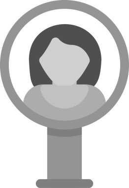 Kullanıcı Yer Tutucu Simgesi, vektör illüstrasyonu basit tasarım