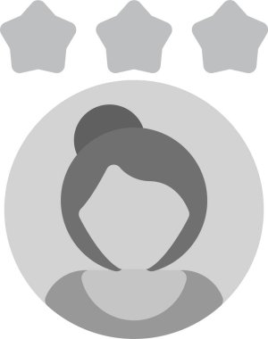 Müşteri Deneyimi Simgesi, vektör illüstrasyonu basit tasarım