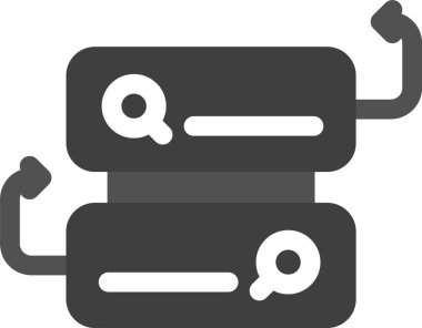 Yedekleme Simgesi, vektör illüstrasyonu basit tasarım