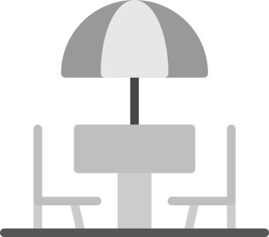 Gıda Tablosu simgesi, vektör illüstrasyonu basit tasarım