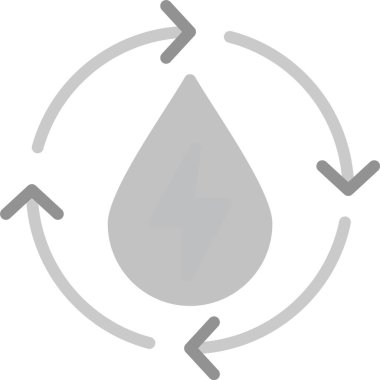 Yenilenebilir Simge, vektör illüstrasyonu basit tasarım