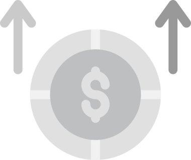Cash Flow Simgesi, vektör illüstrasyonu basit tasarım