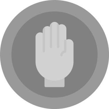 Stop Icon, vector illustration simple design