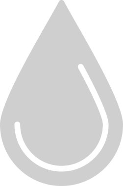 Water Drop Icon, vector illustration simple design