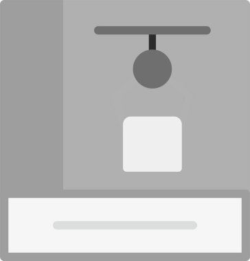 Özerk Robotik Simgesi, vektör illüstrasyonu basit tasarım