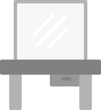 ayna simgesi, vektör illüstrasyonu basit tasarım