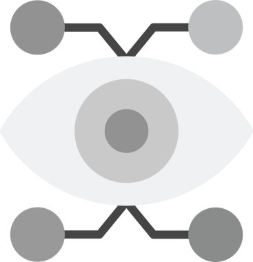 Biyonik Simge, vektör illüstrasyonu basit tasarım