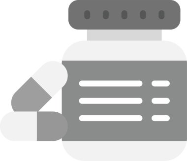 tıp simgesi, vektör illüstrasyonu basit tasarım