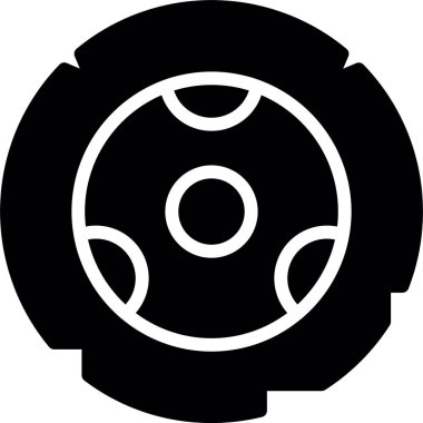 Top bowling topu simgesi katı stil