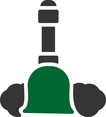 Zil. Web simgesi basit illüstrasyon