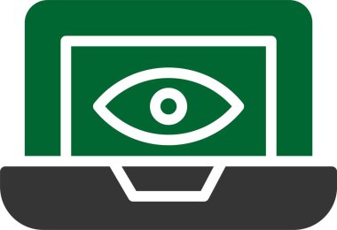 Göz simgesi vektör illüstrasyonu