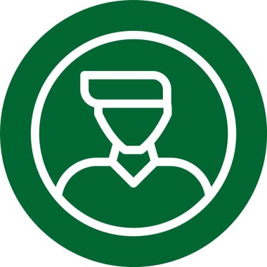 Bir kadın simgesinin vektör illüstrasyonu